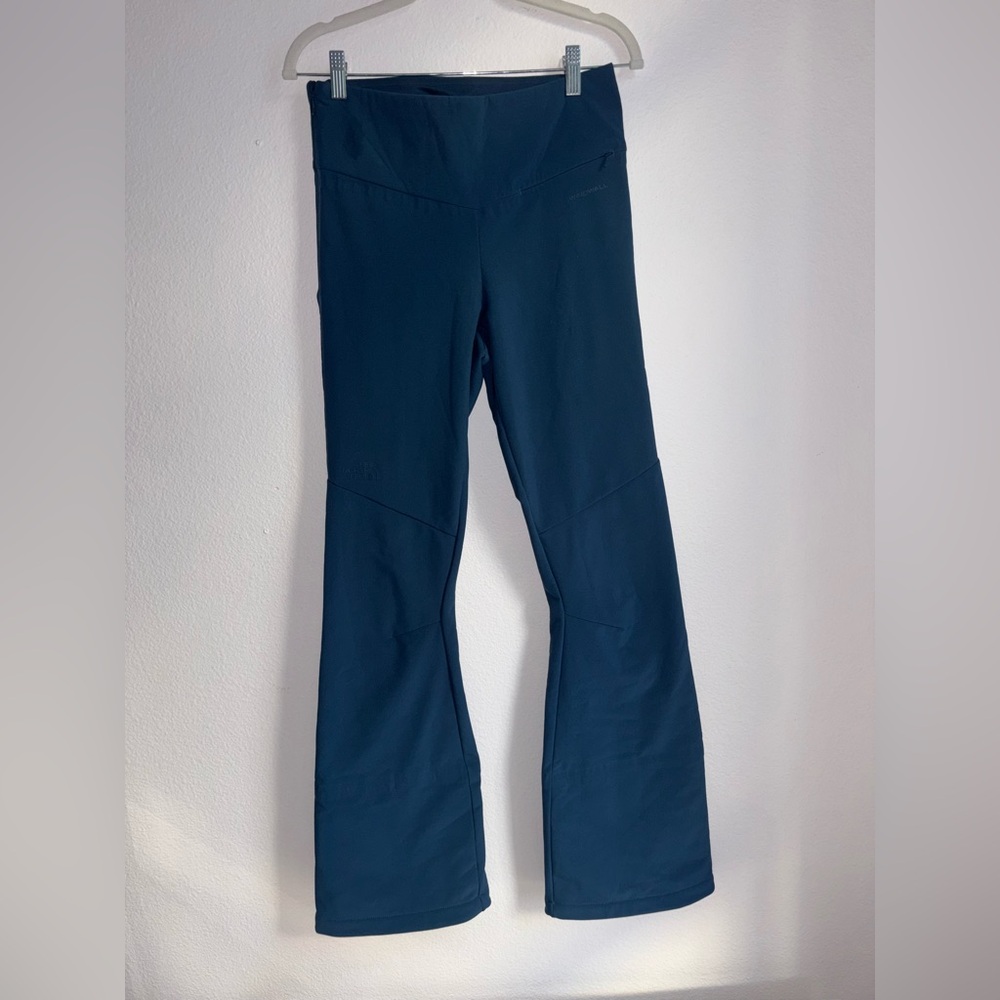 The North Face Women Size 8 Blue Apex STH Softshell Windwall Ski Pants - Picture 2 of 6